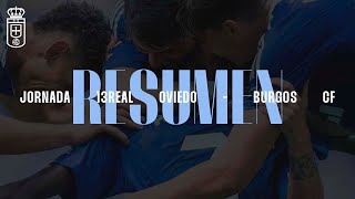 Resumen Real Oviedo  Burgos CF Jornada 13 20242025 [upl. by Isolde]