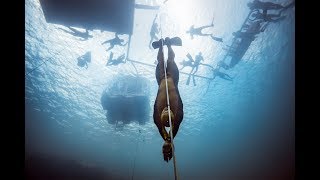 VB2018 Alexey Molchanovs World Record Dive to 130m [upl. by Toor902]