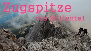 Zugspitze via Höllental Klettersteig und Gletscher [upl. by Lindsley974]