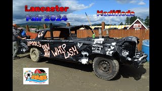 Lancaster NH Fair 2024 MODIFIEDS Demolition Derby 4K UHD [upl. by Lough650]