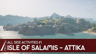 Assassins Creed Odyssey  All side activities in Isle of Salamis Attika [upl. by Kynthia]