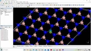 How to Build 2D Materials using Material Studious Graphite BN BP and Molybdenum disulfide [upl. by Tay]