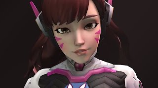 SFM Overwatch  Dva Lights Up the Dance Floor [upl. by Lindy]