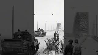 Two quotCromwell tankquot crossed Nijmegen Bridge in Netherlands 1944 ytshort tanks ww2 [upl. by Alfred285]