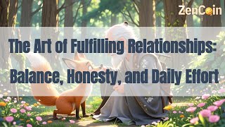 The Art of Fulfilling Relationships Balance Honesty and Daily Effort  𝐙𝐞𝐧 𝐂𝐨𝐢𝐧 [upl. by Christy]