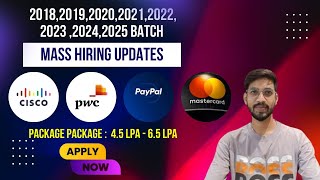 CISCO Hiring 2024 2023 2022 2021 2020 2019 2018 Batch  CISCO Off Campus Drive [upl. by Lancelot]