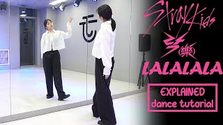 Stray Kids quot락 樂 LALALALAquot Dance Tutorial  EXPLAINED  Mirrored [upl. by Lawlor]