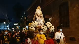 Good Friday procession from Manila Cathedral to San Agustin Church [upl. by Nylicaj]