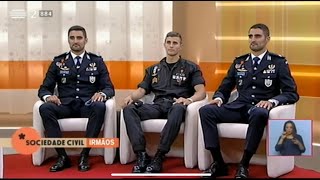 Three twin brothers Ramalheiro on Tv  In English [upl. by Nangatrad]