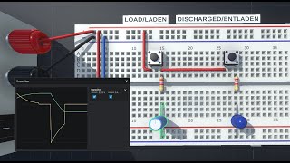 Kondensator langsam ladenentladen Experiment capacitor load discharge experiment [upl. by Davida]