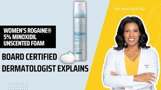 WOMENS Rogaine® 5 Minoxidil Topical Aerosol Foam [upl. by Alrahc]