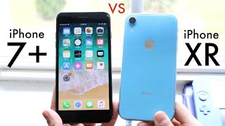 iPHONE XR Vs iPHONE 7 PLUS Should You Upgrade Speed Comparison Review [upl. by Nissensohn]