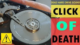 How Dead Hard Drive Sounds Like  Hard Drive Failure Sign Click of Death [upl. by Hendrik]