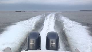 Twin 2015 Yamaha 150hp Outboards [upl. by Baalbeer]