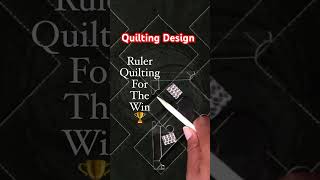 Ruler Quilting Design [upl. by Halimaj]