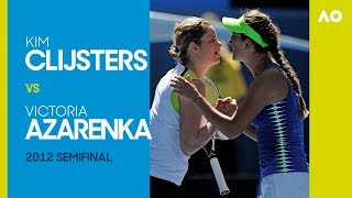 Kim Clijsters v Victoria Azarenka  Australian Open 2012 Semifinal  AO Classics [upl. by Chloris188]