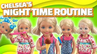 Barbie  Chelseas Night Time Routine  Ep444 [upl. by Rossing101]