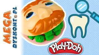 Play Doh Dentysta • Karol u dentysty • bajka po polsku [upl. by Anelrats]