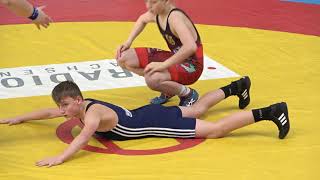 Wrestling  Ringen LM Sachsen 2024 Gelenau Jugend B 48 kg GR Schmidt  Müller [upl. by Haidabej740]