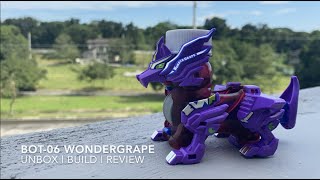 BOT06 Wondergrape  Bottleman  Unbox Build Review [upl. by Tenner]