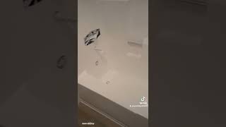 REFINISH FIBERGLASS TUB tubreglazing plumbing bathtubreglazing bathtub shortvideo [upl. by Frantz]