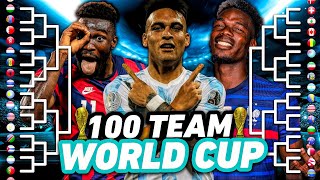 I Played The WORLD CUP with 100 NATIONAL TEAMS  INCREDIBLE UPSET WINS 😮 [upl. by Lucie420]