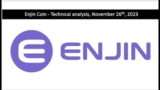 Enjin Coin ENJ  Technical Analysis November 26th 2023 [upl. by Eedak108]