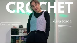 Blusa a crochet facil y rapida Teje esta blusa a ganchillo facil y rapido [upl. by Schweitzer]