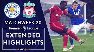 Leicester City v Liverpool  PREMIER LEAGUE HIGHLIGHTS  12282021  NBC Sports [upl. by Denison]