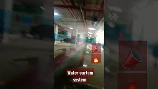 water curtain system  Fire Protection System mep water shorts youtubeshorts fire trending mv [upl. by Boonie]