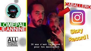 Story Record Lomepal et Caba en vacance avant la sortie de lalbum  délires  concert av Orelsan [upl. by Jaymie]