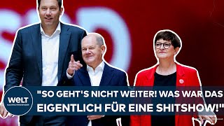 DEUTSCHLAND SPDBeben quotSo gehts nicht weiter Was war das eigentlich für eine Shitshowquot [upl. by Danelle]