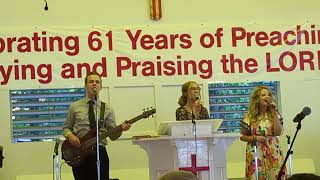 The Rogers Family singing at Taylorsville Baptist Camp Meeting June 27 2024 [upl. by Aihsei]