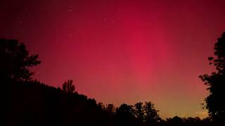 Northern Lights from Eugene Oregon at Fern Ridge Oct 10 2024 [upl. by Alexandre]