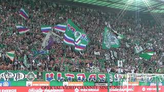 SK Rapid WienAC Fiorentina 202324 Elfmeter Torjubel Wien  West  Hütteldorf [upl. by Wendin]