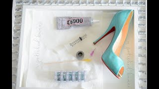 How to DIY Crystal Shoes [upl. by Rohpotsirhc]