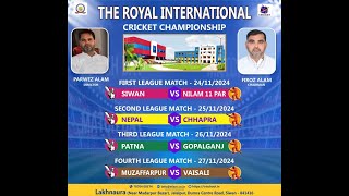 DAY3  THE ROYAL INTERNATIONAL SCHOOL CUP 100k  GOPALGANJ VS MUNNA XI GHANDI MAIDAN PATNA [upl. by Brand]