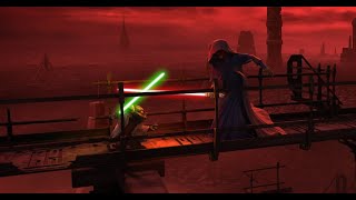 Yoda vs Darth Sidious 4K HDR  Star Wars The Clone Wars [upl. by Prebo]