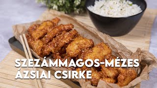 Kínai szezámmagos csirkemell recept  Mindmegettehu [upl. by Adamik]