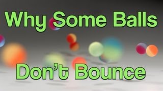 Why Some Balls Dont Bounce  A Moment of Science  PBS [upl. by Celene]