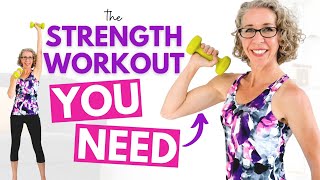 SIMPLE Essential Strength Training Workout for Women over 50 ✨ Pahla B Fitness [upl. by Lemaceon564]