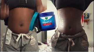 DOES IT REALLY WORK VICKS VAPORUB FOR WEIGHTLOSS  RACQUELL [upl. by Lerak425]