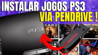 COMO PASSAR JOGOS PARA PS3 VIA PENDRIVE  2023 [upl. by Alyda127]