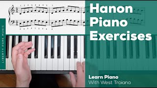 Hanon Exercises  Piano Techniques  Easy Hanon [upl. by Rolyt]