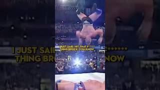 Brock Lesnar’s Botched Shooting Star Press Was Brutal 😳 [upl. by Nide631]