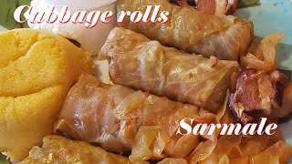 Sarmale in foi de varza murata  Cabbage rolls [upl. by Daus715]