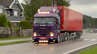 Scania 143M 500 Nitteberg AS Poahhh V8 Sound [upl. by Ramaj141]