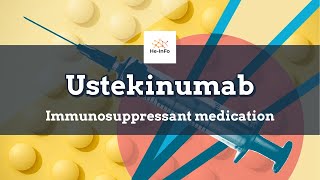 ustekinumab  Uses Dosage Side Effects amp Mechanism  Stelara [upl. by Bej]