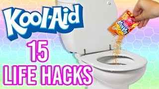 15 KOOLAID LIFE HACKS EVERYONE SHOULD KNOW [upl. by Nylaroc]