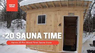 20 Sauna  Harvia 20 Pro Wood Fired Stove [upl. by Osman530]